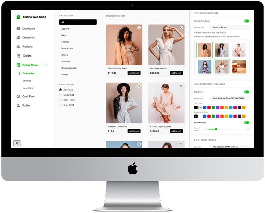 Online Web Shop